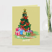 Kerstboom Kaart (Voorkant)