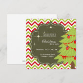 kerstboom kaart (Voorkant / Achterkant)