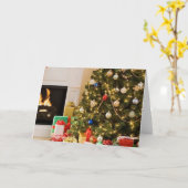 Kerstboom Kaart (Gele Bloem)