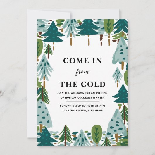 Kerstboom Kaart (Voorkant)