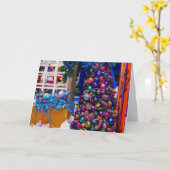 Kerstboom Kaart (Gele Bloem)
