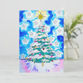Kerstboom Kaart (Staand voorkant)