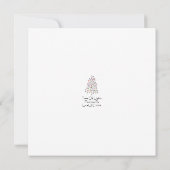 Kerstboom Kaart (Achterkant)