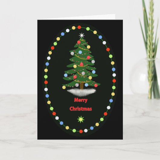 Kerstboom Kaart (Voorkant)