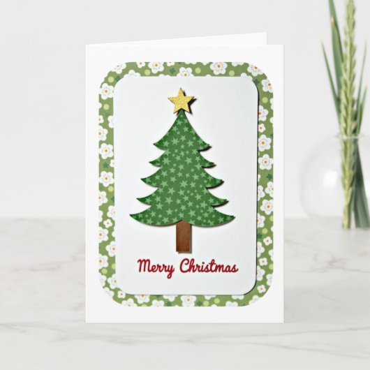 Kerstboom Kaart (Voorkant)