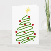 kerstboom kaart (Voorkant)