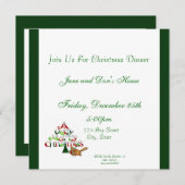 kerstboom kaart (Voorkant / Achterkant)