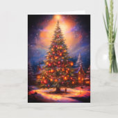 kerstboom kaart (Voorkant)