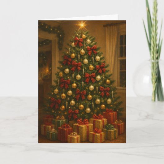 Kerstboom Kaart (Voorkant)