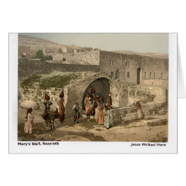 Kerstboom Kaart Mary's Well - Holy Land Foto