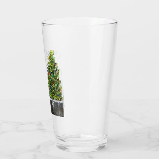 Kerstboom kardinaal glas (Links)
