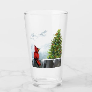 Kerstboom kardinaal glas
