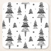 kerstboom kartonnen onderzetters (Voorkant)