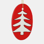 kerstboom keramisch ornament (Rechts)