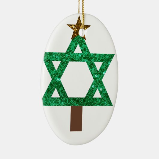 kerstboom keramisch ornament (Rechts)