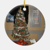 kerstboom keramisch ornament (Achterkant)