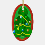 Kerstboom Keramisch Ornament (Rechts)