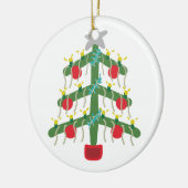 Kerstboom Keramisch Ornament (Links)