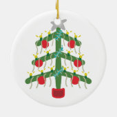 Kerstboom Keramisch Ornament (Achterkant)