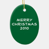 kerstboom keramisch ornament (Achterkant)