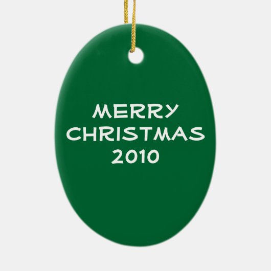 kerstboom keramisch ornament (Achterkant)