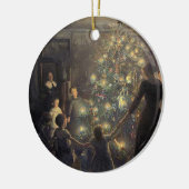 kerstboom keramisch ornament (Links)