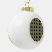 kerstboom keramische bal ornament (Links)