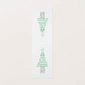 Kerstboom Kerk Welkom Tentfold Place Kaarten (Buitenkant ongevouwen)