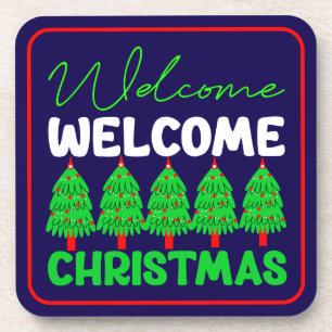Kerstboom Kerst Decoratie Ontwerp-85600 Bier Onderzetter