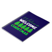 Kerstboom Kerst Decoratie Ontwerp-85600 Notitieboek (Linkerzijde)