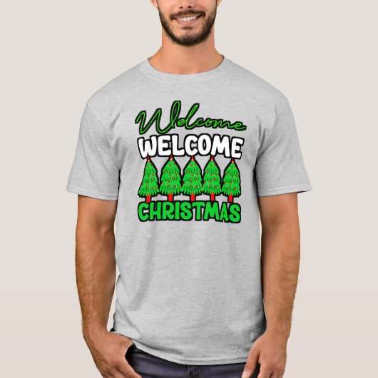 Kerstboom Kerst Decoratie Ontwerp-85600 T-shirt (Voorkant)