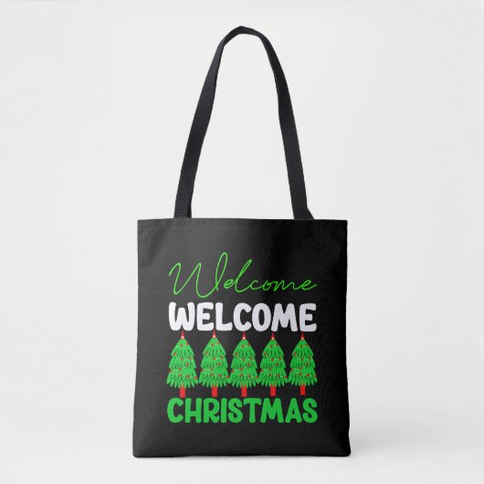 Kerstboom Kerst Decoratie Ontwerp-85600 Tote Bag (Voorkant)