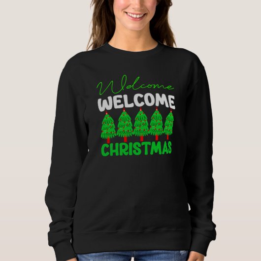 Kerstboom Kerst Decoratie Ontwerp-85600 Trui (Voorkant)