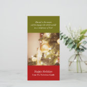 Kerstboom | Kerst Foto Kaart (Staand voorkant)