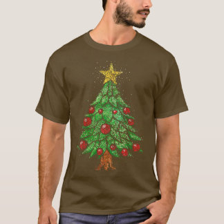 Kerstboom Kerstboom Kerstavond Christus T-shirt