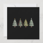 Kerstboom Kerstcadeau Winter Feestdagenkaart (Voorkant)