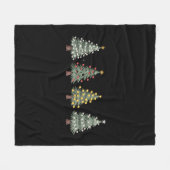 Kerstboom Kerstcadeau Winter Fleece Deken (Voorkant (Horizontaal))