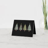 Kerstboom Kerstcadeau Winter  Kaart (Voorkant)