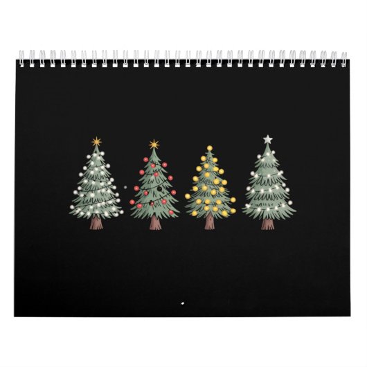 Kerstboom Kerstcadeau Winter Kalender (Hoes)