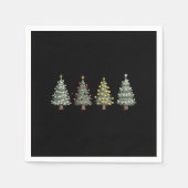 Kerstboom Kerstcadeau Winter Servet (Voorkant)