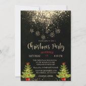 Kerstboom, kerstfeest- en kerstfeestdag kaart (Voorkant)