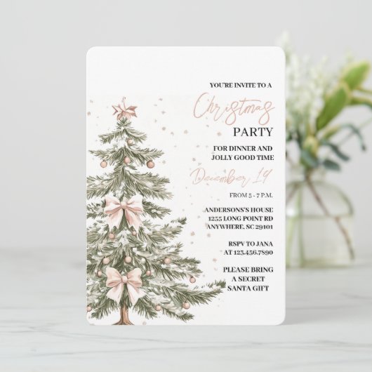 "Kerstboom kerstfeest | feestdag Kaart (Staand voorkant)