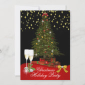 Kerstboom kerstfeestdag kaart (Voorkant)