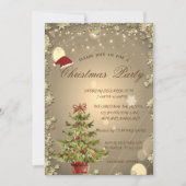 Kerstboom, kerstfeestfeest kaart (Voorkant)