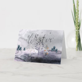 Kerstboom Kerstgroetkaart Feestdagen Kaart