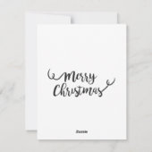 Kerstboom Kerstkaart (Achterkant)