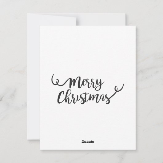 Kerstboom Kerstkaart (Achterkant)