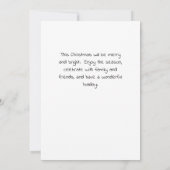 Kerstboom Kerstkaart (Achterkant)