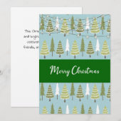 Kerstboom Kerstkaart (Voorkant / Achterkant)