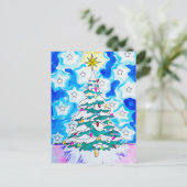 Kerstboom Kerstkaart Briefkaart (Staand voorkant)